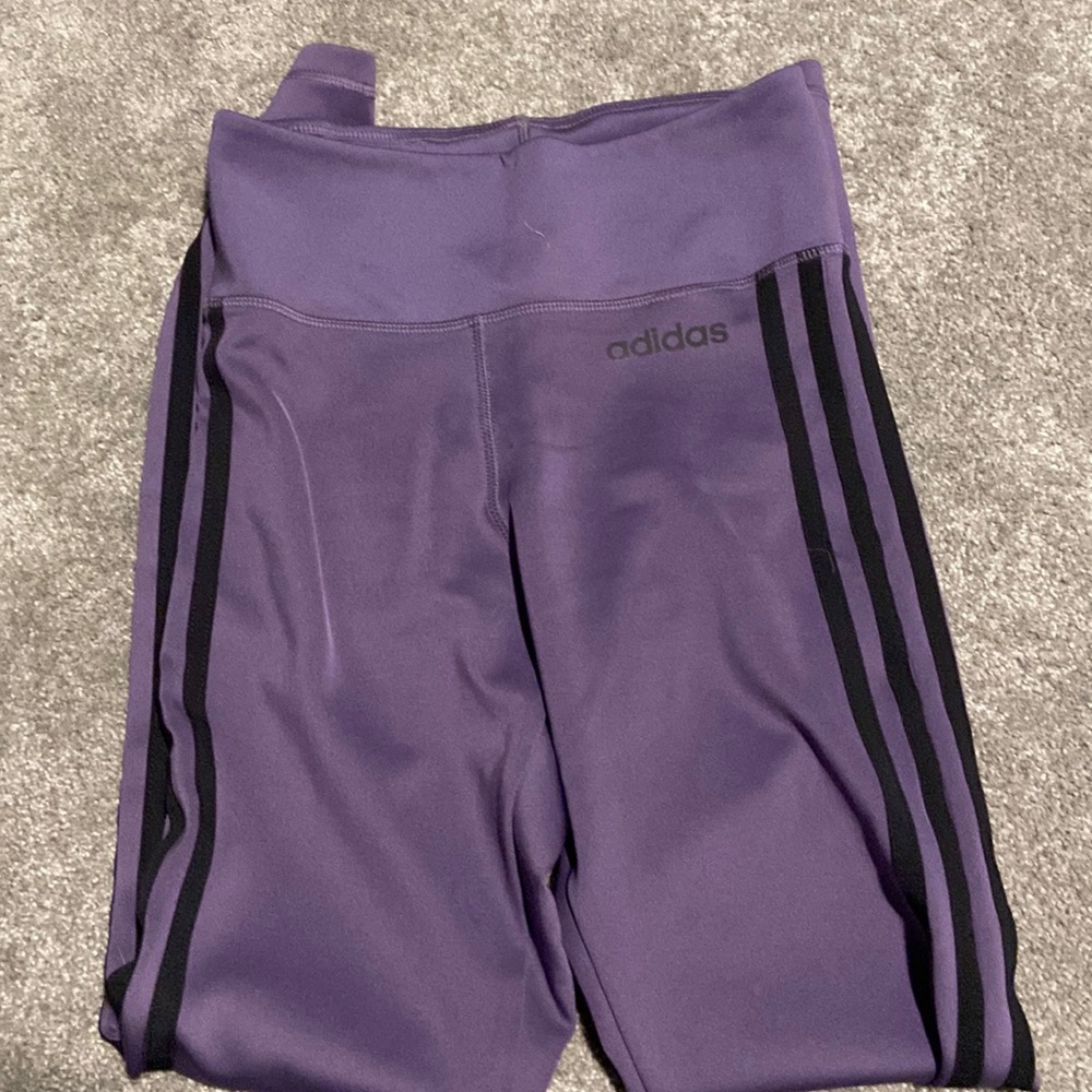 Adidas purple leggings